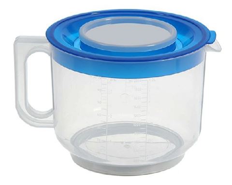 Емкость для миксера мерная с крышкой 2л голубой океан